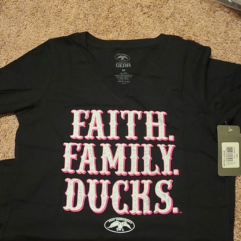 Comander Gear Apparel "Faith. Family. Ducks." shirt - Picture 1 of 2